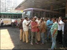 एसटीचालकाला मारहाणी निषेधार्थ पनवेल आगारात आंदोलन