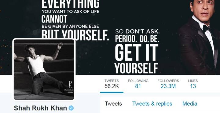 3. शाहरुख खान – 2 कोटी 33 लाख 43 हजार