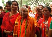 नाशिकच्या आखाड्यात सर्वात वयस्कर आजीबाई