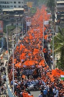 टॉप-20 फोटो : महाराष्ट्राच्या सीमेवर मराठ्यांचा एल्गार 