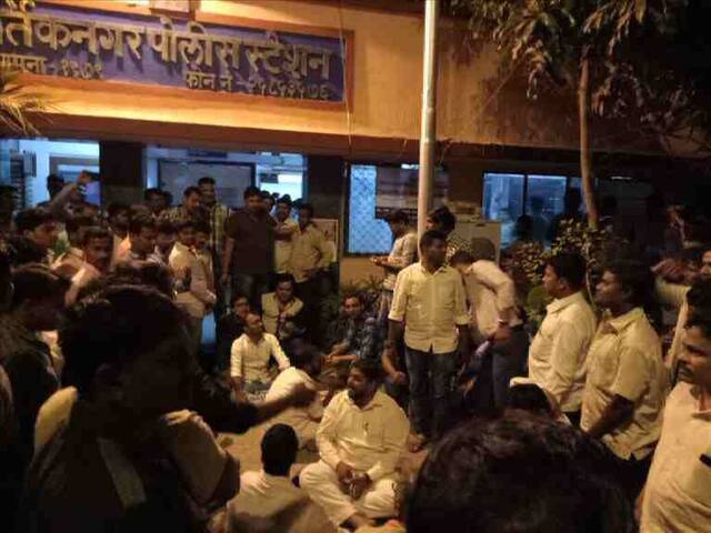 ठाण्यात शिवसेनेच्या शाखा संघटकाला मारहाण, शिवसैनिकांचं ठिय्या आंदोलन