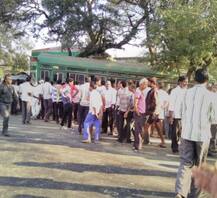 चंद्रपुरात एसटीखाली चिरडून तिघांचा मृत्यू, दहा जखमी