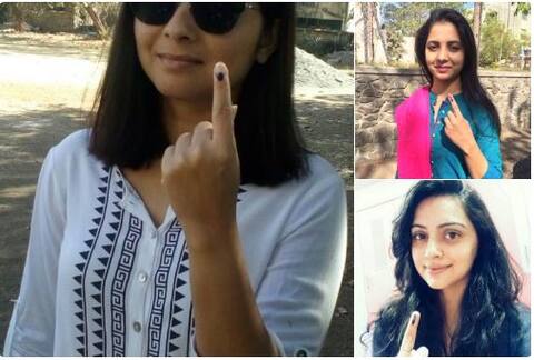 BMC Election 2017 : मराठी सेलिब्रिटींचं मतदान BMC Election 2017 : मराठी सेलिब्रिटींचं मतदान