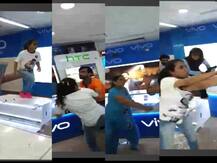 बिघडलेला मोबाईल बदलून देण्यास नकार, महिलेची शोरुममध्ये तोडफोड