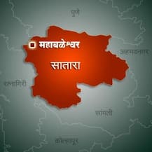 महाबळेश्वरमध्ये वावटळामुळं पर्यटकांची तारांबळ
