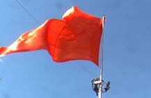 बीडमध्ये 121 फूट उंच टॉवरवर ‘भगवा’ !