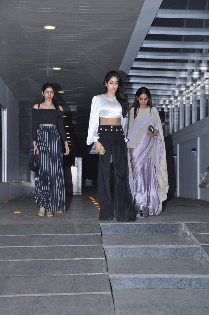  जान्हवी, खुशी आणि श्रीदेवी 