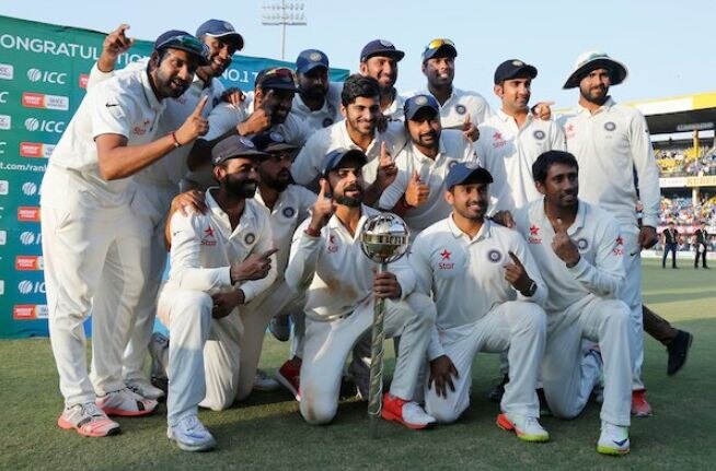 Team India Retains Icc Test Championship Mace आयसीसी क्रमवारीत टीम इंडियाचं अव्वल स्थान आणखी भक्कम