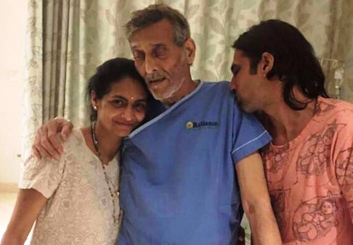 Actor Vinod Khanna Hospitalised Photo Goes Viral रुग्णालयात उपचार घेत असलेल्या विनोद खन्ना यांचा फोटो व्हायरल