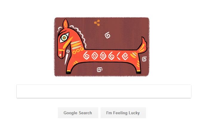 Google Doodle Pays Tribute To Indian Artist Jamini Roy भारतीय चित्रकाराला गूगलचा डूडलद्वारे सलाम !