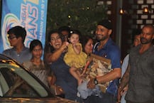 मुंबई इंडियन्सची पार्टी, पत्नी आणि मुलीसह हरभजनची हजेरी