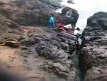 रत्नागिरीत तरुणाचा अतिउत्साह अंगलट, मुलींनी ओढण्यांनी जीव वाचवला!