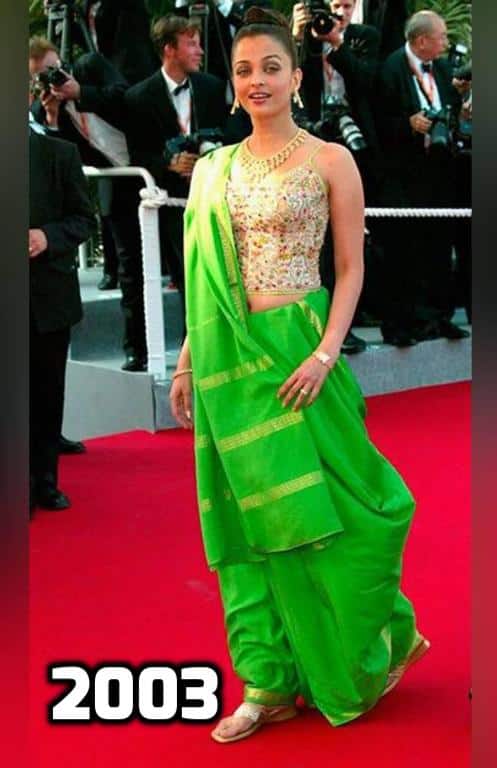 2003साली कान्स फिल्म फेस्टिव्हलमध्ये ऐश्वर्या