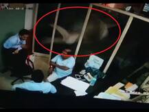 VIDEO : नाशिक तहसील कार्यालयात फॅन पडून कर्मचारी जखमी