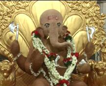 नाशकात बाप्पाला उष्णतेपासून वाचवण्यासाठी चंदनाचा लेप