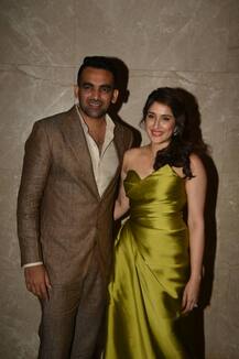 जहीर खान-सागरिकाचा साखरपुडा, सचिन, विराटसह सेलिब्रिटींची हजेरी! 