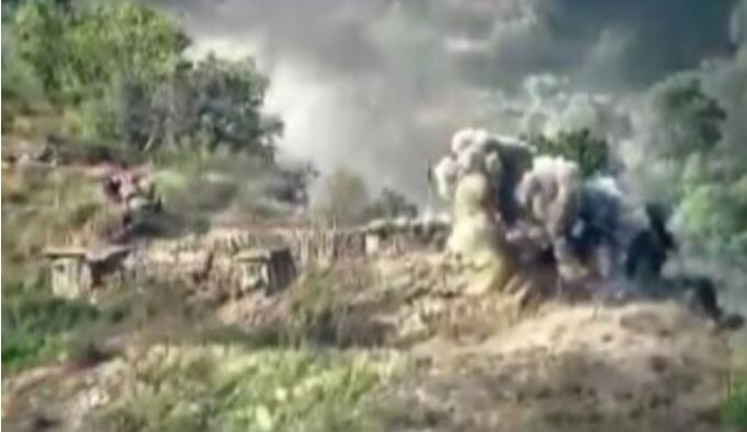 Pakistan Army Also Released A Video Of Catastrophe In Naushera पाकिस्तानच्या उलट्या बोंबा, 'तो' व्हिडीओ दाखवून भारतावर हल्ल्याचा दावा