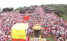 शिवरायांच्या 32 मण सिंहासनासाठी 15 हजार शिवभक्तांचा \'सुवर्ण संकल्प\'