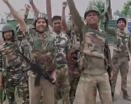 After Killing Terrorist In Kashmir Indian Soldiers Says Bharat Mata Ki Jai Latest Updates 