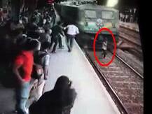 भरधाव मालगाडी अंगावरुन जाऊनही तरुणी सुखरुप