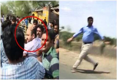 मध्य प्रदेशात शेतकऱ्यांचं आंदोलन तीव्र, जिल्हाधिकाऱ्यांना मारहाण मध्य प्रदेशात शेतकऱ्यांचं आंदोलन तीव्र, जिल्हाधिकाऱ्यांना मारहाण