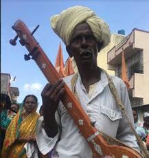 वारीच्या वाटेवर - देहूतील वारकऱ्यांचे फोटो 