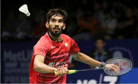 बॅडमिंटनपटू किदम्बी श्रीकांतची पद्मश्री पुरस्कारासाठी शिफारस