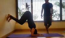 अभिनेत्री अमृता खानविलकरचा योगा 