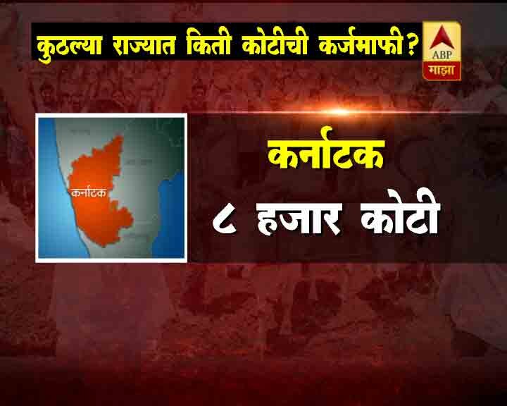 कर्नाटकात 8 हजार कोटींची कर्जमाफी 