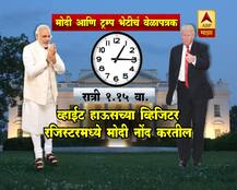 पंतप्रधान मोदी आणि ट्रम्प भेटीचं वेळापत्रक