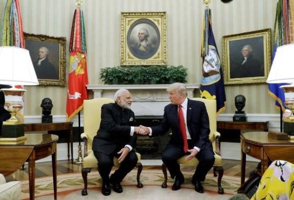 Pm Modi And Donald Trump Meeting In White House Latest Update नरेंद्र मोदी हे एक महान पंतप्रधान आहेत: डोनाल्ड ट्रम्प