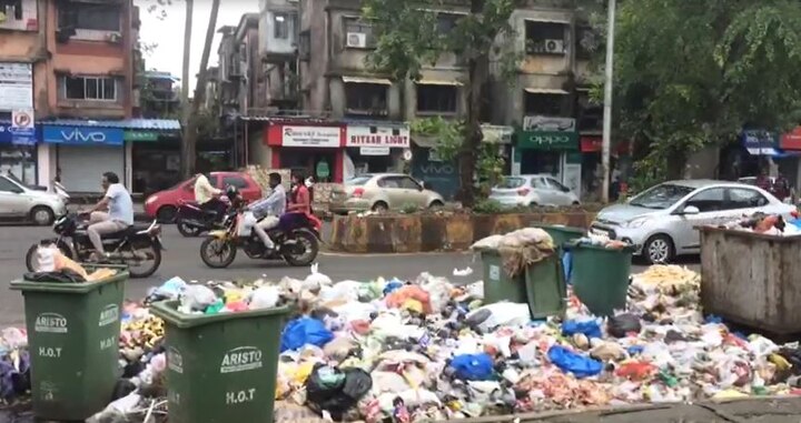 Garbage Problem In Panvel Latest Updates महापालिका आणि सिडकोच्या वादात पनवलेमध्ये ‘कचराकोंडी’