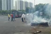 पिंपरीतील हिंजवडीत भररस्त्यातच मृतदेहावर अंत्यसंस्कार