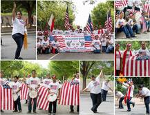 अमेरिकेच्या स्वातंत्र्य दिनाच्या सोहळ्यात मराठमोळी ‘देवगर्जना’