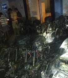 पुण्यात पुन्हा जळीतकांड, 26 दुचाकी जळून खाक