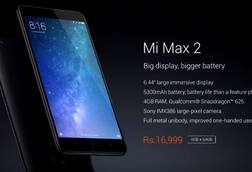 शाओमीचा Mi Max 2 स्मार्टफोन भारतात लाँच