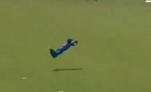 VIDEO: संजू सॅमसनची चित्त्यासारखी झेप, सुपर कॅचची क्रिकेटविश्वात चर्चा