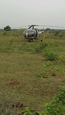 जालन्यात लष्कराच्या हेलिकॉप्टरचं इमर्जन्सी लँडिंग!