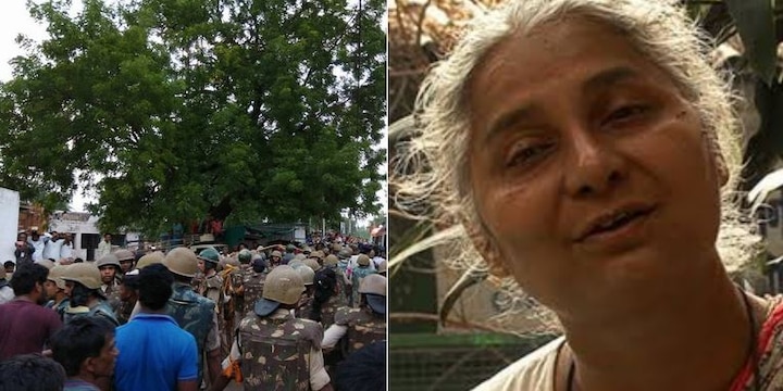 Medha Patkar Arrested During Protest In Mp Latest Updates विस्थापितांसाठी उपोषणाला बसलेल्या मेधा पाटकरांना अटक