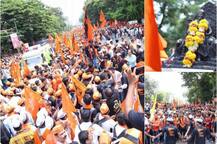 शिस्त, शांतता आणि संयम, मुंबईतील मराठा मोर्चा पाहा फोटोंमधून