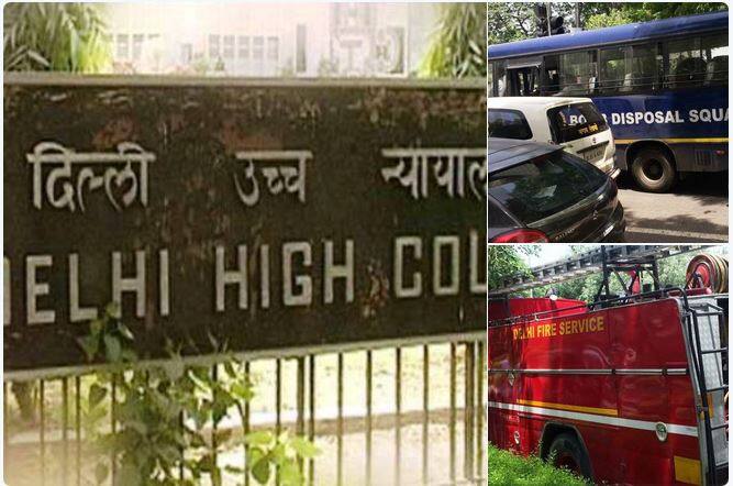 दिल्ली हायकोर्ट बॉम्बने उडवू, फोननंतर पोलिसांची धावाधाव Delhi High Court On High Alert Following Bomb Threat Calls दिल्ली हायकोर्ट बॉम्बने उडवू, फोननंतर पोलिसांची धावाधाव