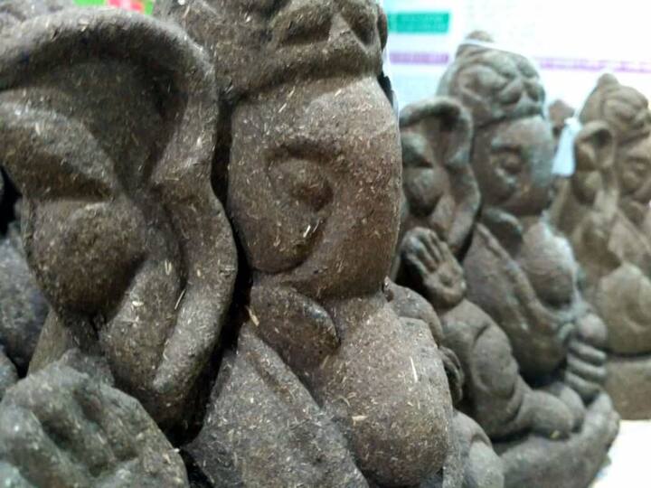 यंदा तर शाडूच्या मूर्तींसोबतच पंचगव्य मुर्त्यांनाही वाढती मागणी दिसून येते आहे. या मूर्तींचा रंग शेणाप्रमाणेच असून नागरिकांच्या मागणीनुसार नैसर्गिक रंग वापरून त्याला रंगकाम केलं जातं.