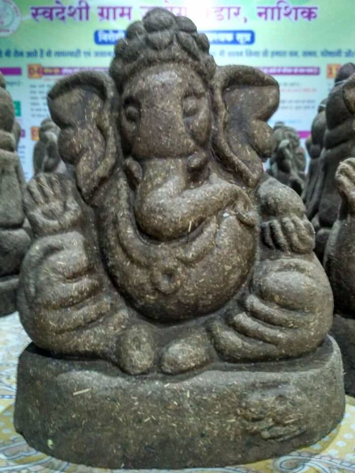 वजनाने अत्यंत हलक्या आणि पर्यावरणपूरक या मूर्ती असल्याने घरातच बाप्पाचं विसर्जन करुन ते पाणी खत म्हणूनही वापरता येऊ शकतं.