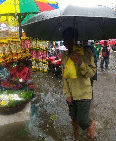 मुसळधार पावसाने मुंबई आणि उपनगराला झोडपलं आहे. अनेक भागात पाणी साचलं आहे. रस्ते आणि रेल्वे वाहतुकीवरही परिणाम झाला आहे. मुंबईतील दादर फूल मार्केटची परिस्थिती पाहा 