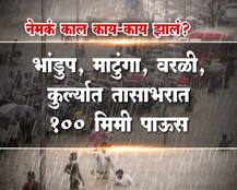 मुंबईत काल नेमकं काय-काय झालं?