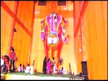 विशाखापट्टणममध्ये तब्बल 96 फुटी बाप्पा !!