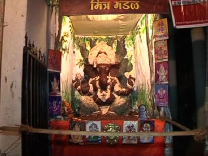 चिंचोक्यापासून बाप्पा बनवण्यासाठी 15 दिवसांचा अवधी लागला.