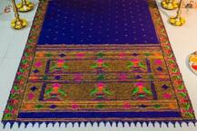 हुबेहूब पैठणी, पाहा भन्नाट रांगोळी 