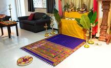 हुबेहूब पैठणी, पाहा भन्नाट रांगोळी 