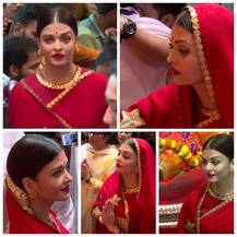 ऐश्वर्या राय-बच्चन लालबाग राजाच्या चरणी 